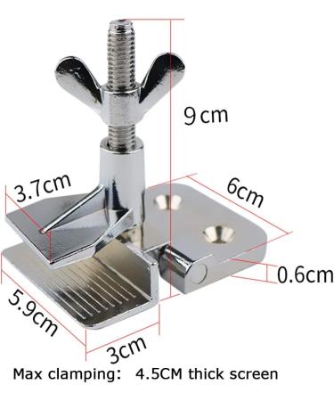 2Pcs Butterfly Hinge Clamp for Silk Screen Printing Hobby Printer with Four Screws - Buy Online on SooperMarket.com