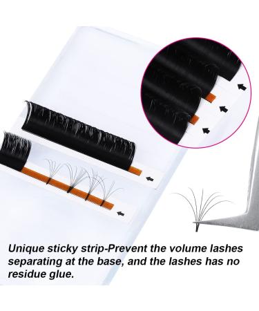Easy Fan Volume Eyelash Extensions - Self-Fanning Curl CC 0.07mm Mixed Lengths - Buy Online on SooperMarket.com