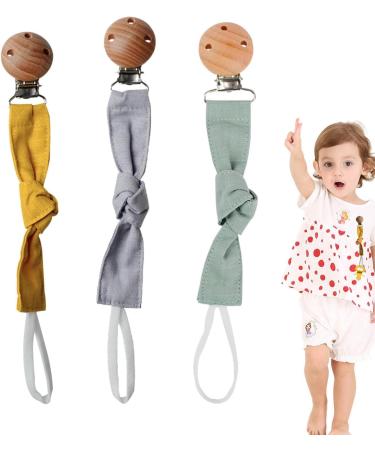 Vesone Pacifier Clips | Universal Pacifier Holder & Toy Leash for Boys & Girls | Essential Teething Toy Attachment - Buy Online on SooperMarket.com
