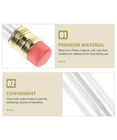FRCOLOR 36 Pcs Empty Lip Gloss Tubes - Pencil Shaped Mini Refillable Bottles for DIY Cosmetics - 1 Ounce Pack for Women and Girls - Buy Online on SooperMarket.com