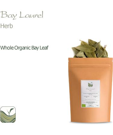 Organic Bay Leaf - Whole Culinary Quality - 50g | Premium Laurel Herb - Buy Online on SooperMarket.com