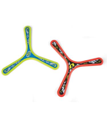 Kidoozie Super Boomerang, Unique 3 Bladed Boomerang, Flies Up to 60 feet, Portable, for Children 5 and up, Multicolor