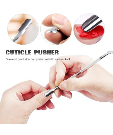 Sularpek 650 Pcs Nail Wipes Cotton Pads for Gel Polish Removal with Cuticle Pusher - Lint Free Nail Art Polish Remover - Buy Online on SooperMarket.com