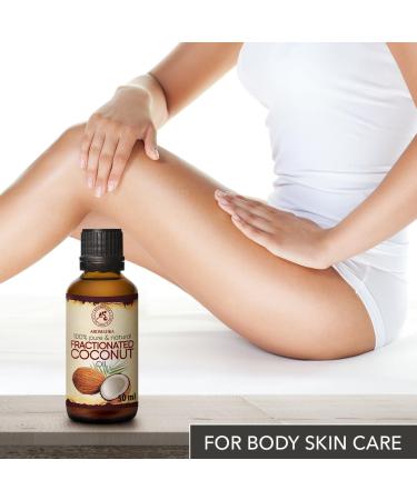 Fractionated Coconut Oil 50ml - 100% Pure & Natural Odorless Beauty Oil for Skin Hair & Massage - Best Essential Oil for Body & Facial Care - Buy Online on SooperMarket.com