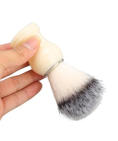 Portable White Razor Brush | Curved Handle Hairdresser Dust Brush for Easy Styling - Buy Online on SooperMarket.com