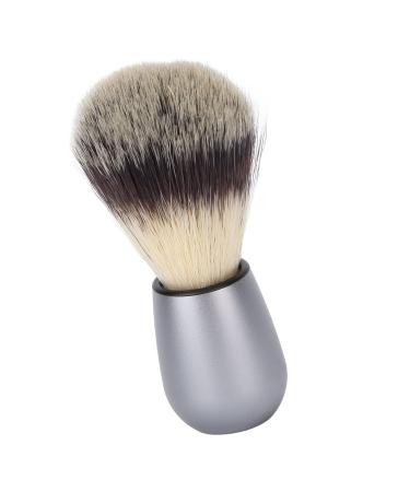 Portable Hair Shaving Brush - Soft Synthetic Razor Foam Brush with Metal Handle for Men | Travel & Salon Essential - Buy Online on SooperMarket.com