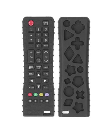 TV remote control simulated look pedagogical baby bite ring various buttons with sensory development for numbers and colors