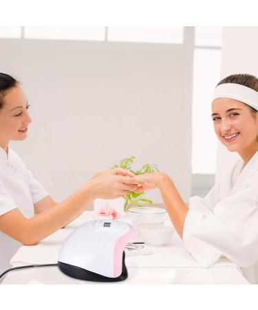 Aokyom 168W Nail Dryer Lamp with Timer and Smart Sensor for Gel Nails - UV LED Professional Nail Lamp for Finger/Toenail - LCD Display - Compatible with All Gel Polish - Buy Online on SooperMarket.com