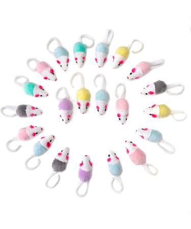 Chiwava 36-Piece Interactive Cat Toy Set - Colorful 11.5 cm Mice Rattles for Kittens | Perfect for Playtime & Engagement - Buy Online on SooperMarket.com
