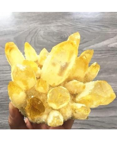 Natural Citrine Cluster Reiki Feng Shui Home Decoration Crystal Gift FZUGEDRLI (Size : 300g) - Buy Online on SooperMarket.com