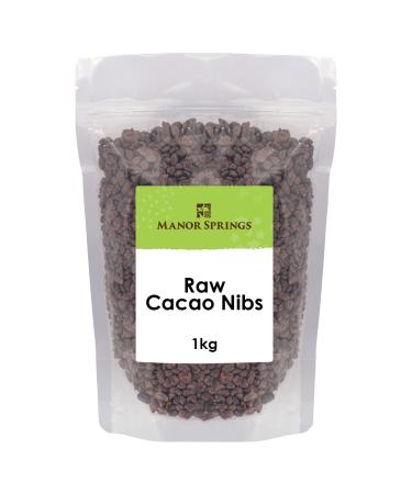 Raw Cacao Nibs 1kg by Manor Springs Organic