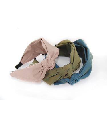 Buy Axy Vintage Bow Headband for Ladies | Light Shine Beige Fabric Hairband - Stylish & Elegant - Buy Online on SooperMarket.com