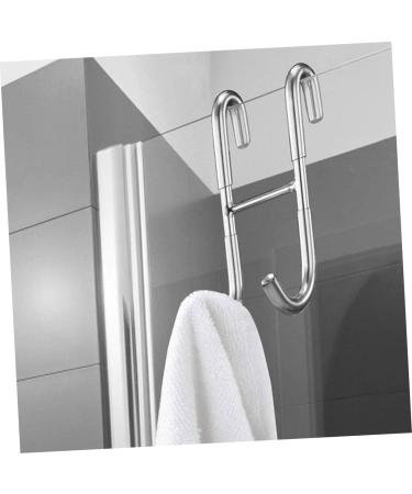 Cabilock 2pcs S Hook Towel Hanger Storage Hooks Door Hanging Hook Back Door Hanger Silver Stainless Steel - Buy Online on SooperMarket.com