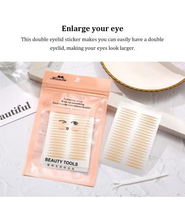 Dajidafu Women Single Use Long-lasting Double Eyelid Sticker Set Banquet Portable Tightening Lifting Strip Kit Makeup Tool 1200 Pieces - Buy Online on SooperMarket.com