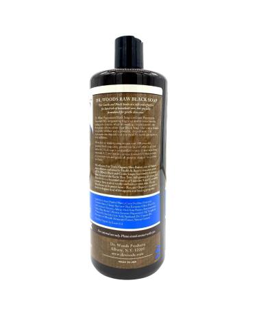 Dr. Woods Raw Black Peppermint Soap - Organic Shea Butter, 32 oz for Moisturizing Care - Buy Online on SooperMarket.com