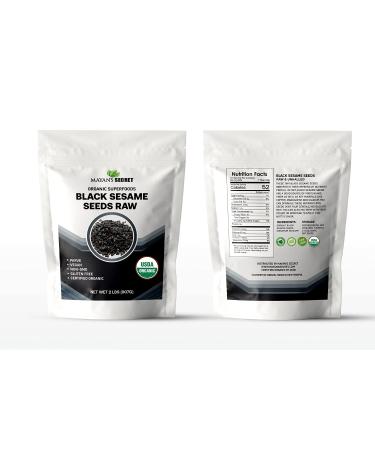 Mayan's Secret Organic Raw Black Sesame Seeds - 2lbs | All-Natural Superfoods - Buy Online on SooperMarket.com