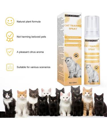 Segminismart Cat Defense Spray - Scratch-Resistant Anti-Scratch Protection for Cats & Dogs Furniture Guard 120ml - Buy Online on SooperMarket.com