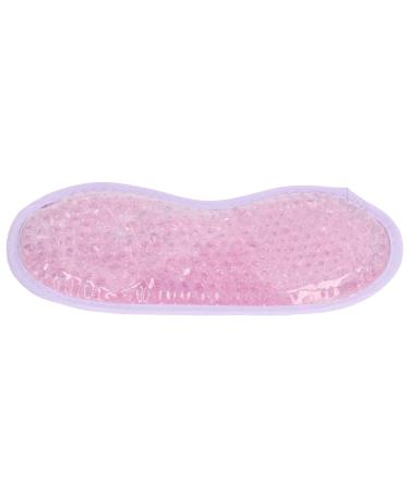 Cold Eye Cover Plush Back Cold Compress Cooling Eye Cover Stress Relief for Daily Use (Light Purple)