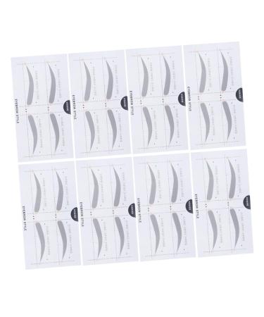 Gogogmee 2 Make up Kits Eyebrow Shaper Stencil Eyebrow Template Eyebrow Stickers A607 Card Simple