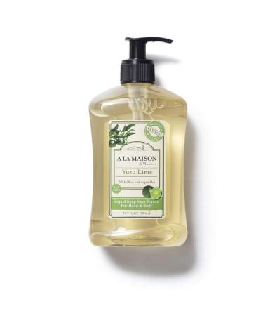A LA MAISON Liquid Hand Soap Variety Pack - Yuzu Lime, Provence Lemon, Heirloom Peach - Natural Moisturizing Soap (3 Pack 16.9 oz) - Buy Online on SooperMarket.com