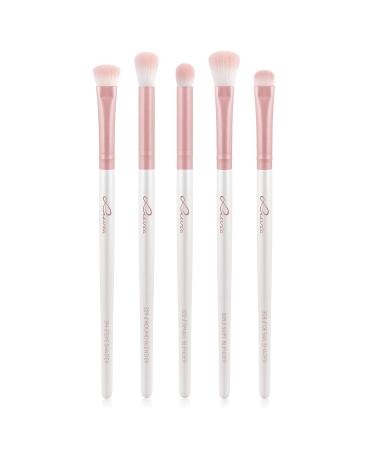 Buy Luvia Eye Brush Set - Essential 5 Piece Vegan Eyeshadow Makeup Brushes for Perfect Blending & Application - International Shipping Available - Buy Online on SooperMarket.com