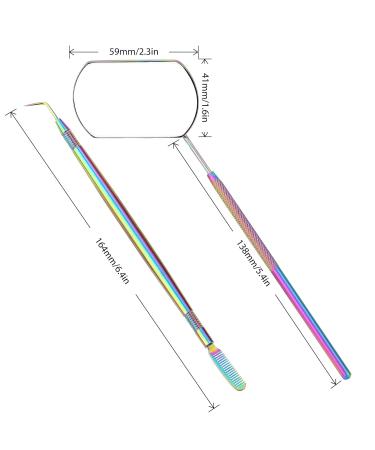Stainless Steel Eyelash Lift Set with Comb Separator & Mirror | Perfect for Eyelash & Eyebrow Perming Tinting Curling & Extensions - International Shipping Available - Buy Online on SooperMarket.com