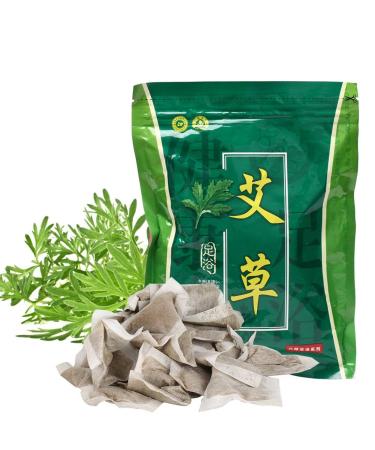 6g x 30 Bags Natural Herb Foot Soak Wormwood Foot Bath Powder Natural Plants Foot Bath Powder Dispel Coldness Foot Bathing Powder (Wormwood)