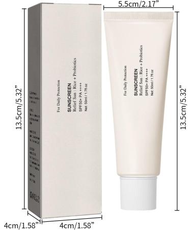 Rice Probiotic Sunscreen - Non-Greasy Moisturizing SPF for Rough and Bumpy Skin - Buy Online on SooperMarket.com