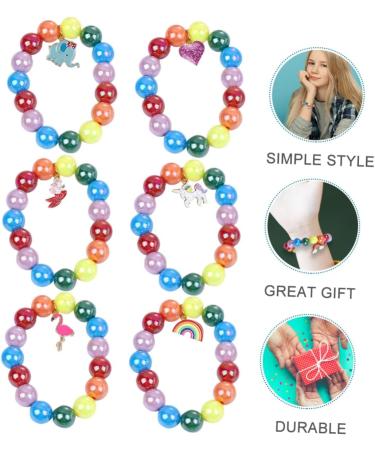 OSALADI Men Bracelets 9pcs Children's Bracelet Bracelets Women Jewelry Set Fashion Acrylic Gemstone Bracelet - Buy Online on SooperMarket.com