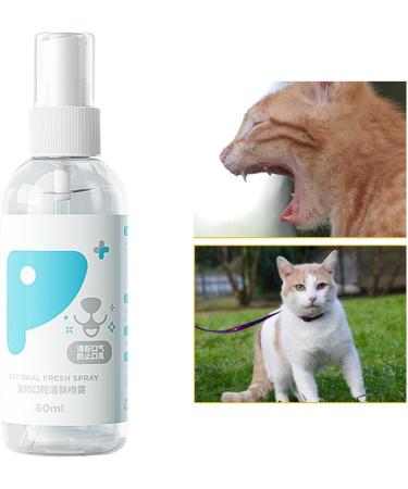 PUCHEN Teeth Cleaning Spray for Pet Pet Teeth Cleaning Spray 60ml - Cleaning Dog Teeth Spray Odors and Freshen Breath for Home Outdoor Travel Use - Buy Online on SooperMarket.com