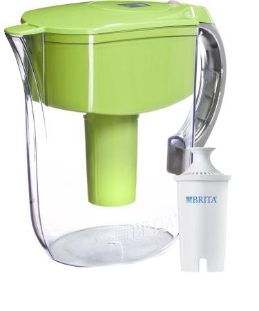 Brita Large 10 Cup Grand Water Pitcher with Filter - BPA Free - Green Green Pitcher