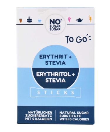 Buy NoSugarSugar Erythritol & Stevia Sticks - Calorie-Free Sugar Substitute (3 x 200g) for International Shipping - Buy Online on SooperMarket.com