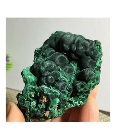 Stone Crafts Malachiet Ruwe Steen Natuurlijke Kristal Reiki Decoratie FZUGEDRLI (Size : 240-250g)