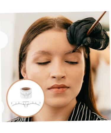Mikinona Clear Sticker 50pcs Makeup Rulers Eyebrow Positioning Shaper Markers Mappers Drawing Professional Shapers - Buy Online on SooperMarket.com
