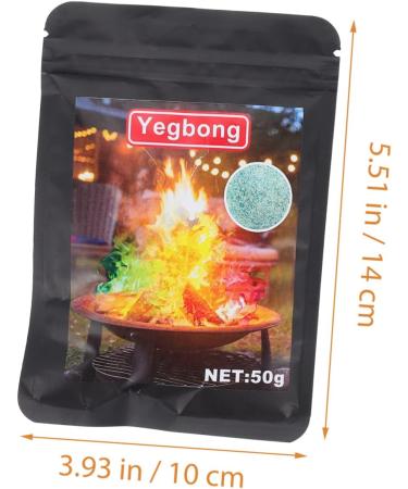PRETYZOOM 3 Packs Campfire Powder Sales Today Clearance Today Today Clearance Garden Decoration Fire Packets Long Burn Small Fire Pit Outdoor Flame Powder Mineral Powder Party Supplies Beach - Buy Online on SooperMarket.com