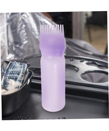 Mikinona 1 Set Hair Dye Bottle with Comb Hair Applicator Tool Hair Dye Tools Salon Hair Empty Lip Gloss Tubes Hair Coloring Kit Hair Coloring Tools Kit DIY Hair Dye Kit Plastic Purple 6.9x4.8cm Purple - Buy Online on SooperMarket.com