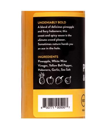 Bravado Spice Pineapple & Habanero Hot Sauce - Award-Winning, Gluten-Free, Vegan, Low Carb, All Natural - 5 oz - Buy Online on SooperMarket.com