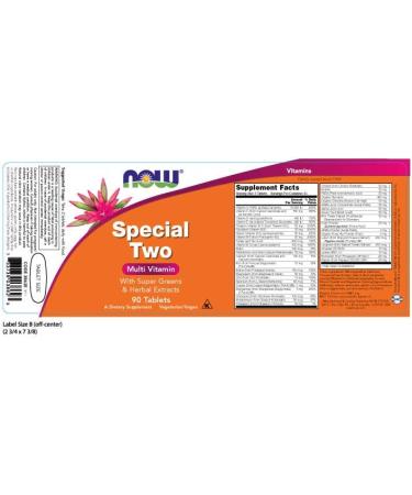 Now Foods Special Two Multivitamin 90 Tablets | Powerful Daily Nutrients - Buy Online on SooperMarket.com