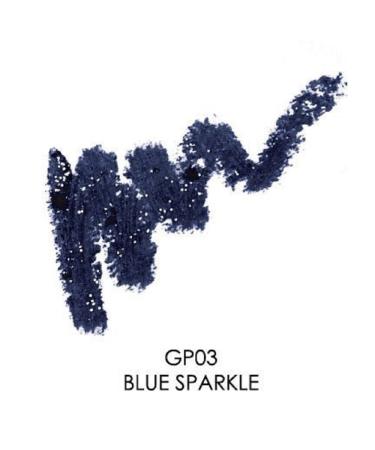 Palladio Blue Sparkle Glitter Eyeliner Pencil | Longlasting Shimmer Eye Liner for Professional Makeup - Buy Online on SooperMarket.com