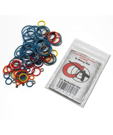 Captain O-Ring 3X Color Coded Oring Rebuild Kit for Smart Parts Shocker SFT/NXT