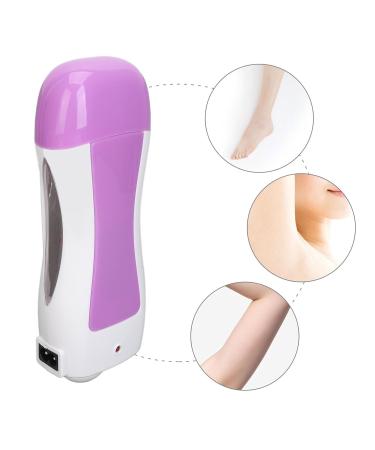 Compact Roll-On Wax Heater for Hair Removal - Portable Cartridge Slows Hair Growth 100ml EU 220V - Perfect for International Delivery - Buy Online on SooperMarket.com