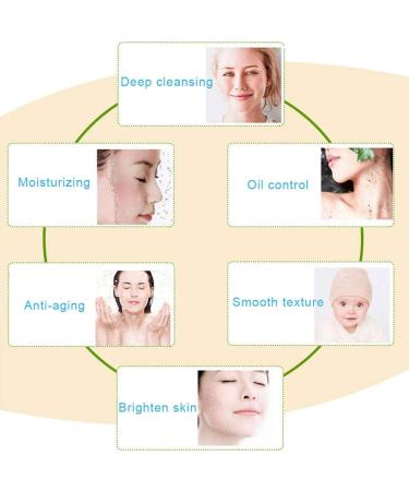 5 Colors Round Konjac Wash Face Flutter Natural Facial Care Cleansing Gently Facial Puff for Home Gift - Buy Online on SooperMarket.com