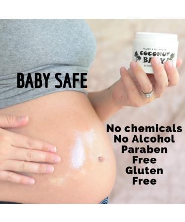 Coconut Essentials | COCONUT BABY Oil for Hair & Skin - All Natural Moisturizer - Unscented baby oil Massage Sensitive Skin Healthy Hair with Sunflower and Grapeseed oils - 4fl oz - Buy Online on SooperMarket.com