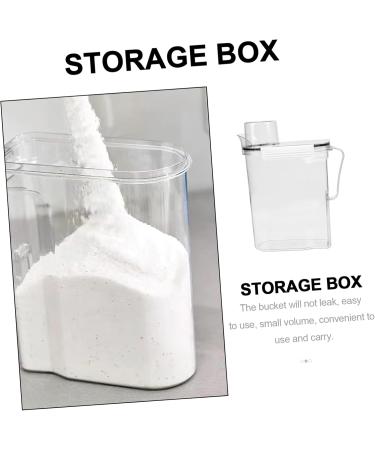 HAPINARY 3pcs Laundry Storage Box Laundry Bottle Tide Laundry Liquid Plastic Transparent - Buy Online on SooperMarket.com