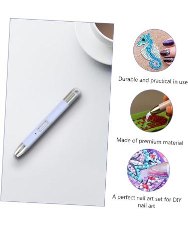 Healeved 3 Boxes Nail Art Glow Drill Pen Diy Pen Nail Drill Point Pen Diamond Applicator Pen Manicure Drawing Pen Decorating Tools Crystal Cosmetic Purple Plastic Electrical Tools - Buy Online on SooperMarket.com