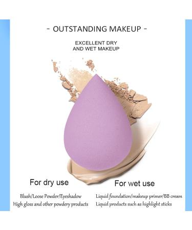 7 Pcs Multi-color Makeup Sponge Set for Flawless Foundation Blending - A-Pink - Buy Online on SooperMarket.com