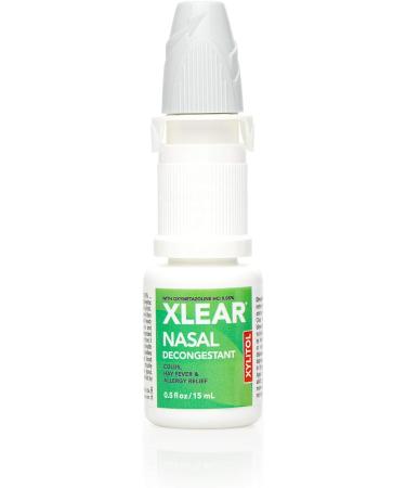 Xlear 12-Hour Nasal Decongestant Spray with Xylitol and Oxymetazoline - 0.5 fl oz - Instant Relief for Sinus Pressure - Kids and Adults - Buy Online on SooperMarket.com