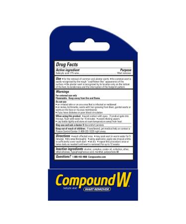 Compound W Liquid Wart Remover - 0.31 fl oz | Fast-Acting Solution - Buy Online on SooperMarket.com