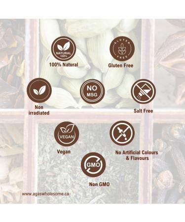 Aga's Wholesome Sweet Baking Blend 100g Salt & Sugar Free Pumpkin Pie Spice Seasoning Great for Baking Pancakes & More Warm Fall & Holiday Flavours Gluten Free Vegan Non-Irradiated GMO Free - Buy Online on SooperMarket.com