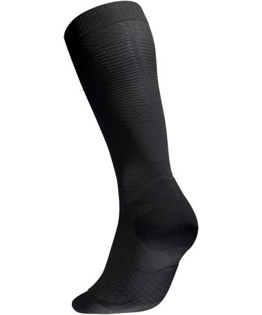 Bauerfeind Ultralight Compression Running Socks | Thin Sports Socks for Men & Women | Black Size S (35-37) - Ideal for Jogging & Fitness - Buy Online on SooperMarket.com